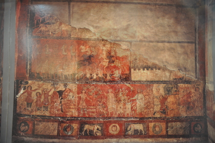 Dura Europos, Synagogue, ceiling tile with capricorn