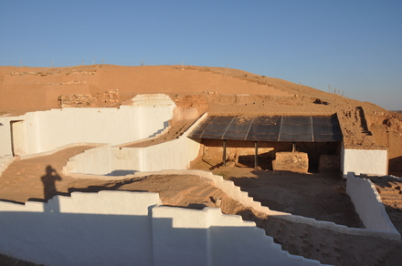 Ebla, Remains of throneroom with stairs