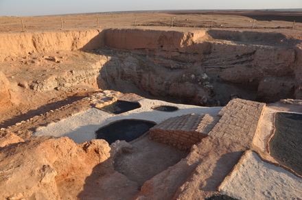 Ebla, Remains of a kitchen