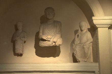 Palmyra, Funerary bust of two priests