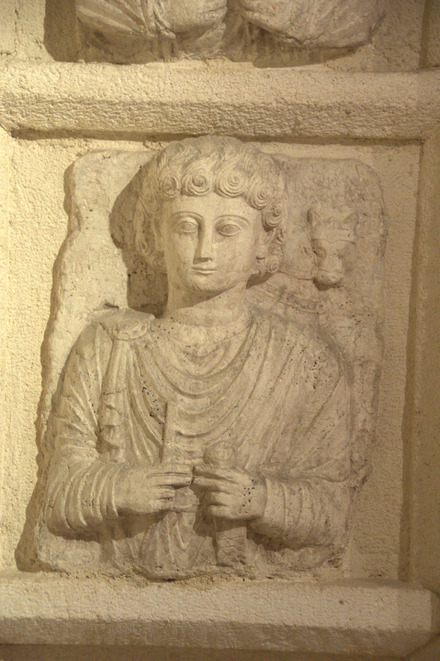 Palmyra, Funerary bust of a man