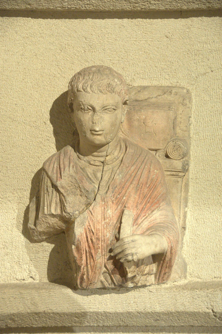 Palmyra, Funerary bust of a man