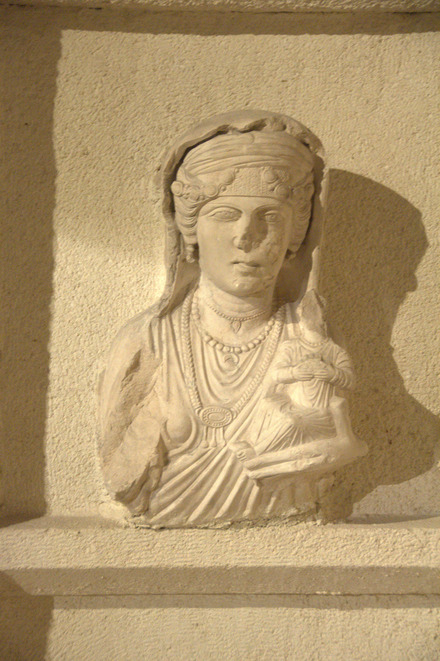 Palmyra, Funerary bust of a lady