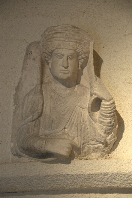 Palmyra, Funerary bust of a man