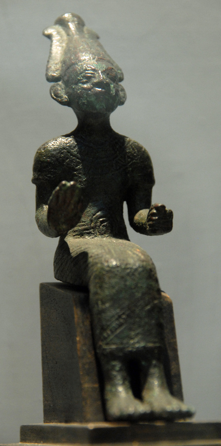 Ugarit, Figurine of a god, egyptian style