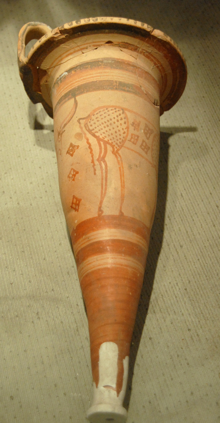 Ugarit, painted pottery