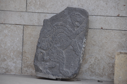 Aleppo, Slab with palmtree and slab with a lion