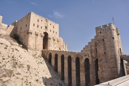 Aleppo, Citadel, gatehouse