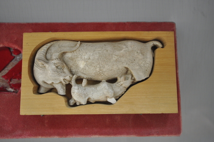 Arslan Tas, Ivories, Cow and calf