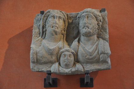 Hauran, Funerary stele of a woman