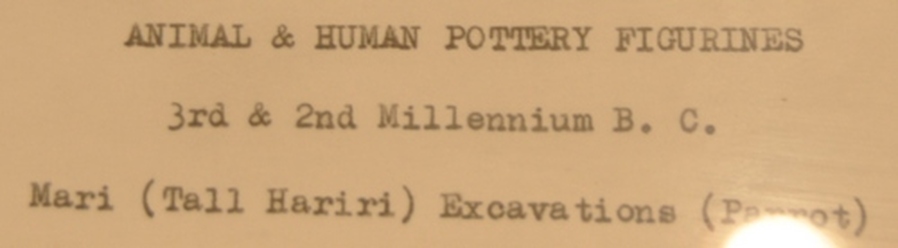 Mari, Terracotta figurine