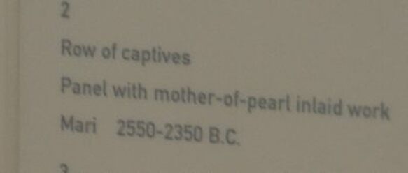 Mari, Inlay with row of captives