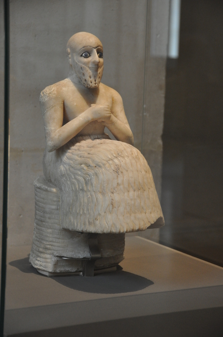 Mari, Figurine of superintendant Ebih-il in kaukanes, found in temple of Ishtar