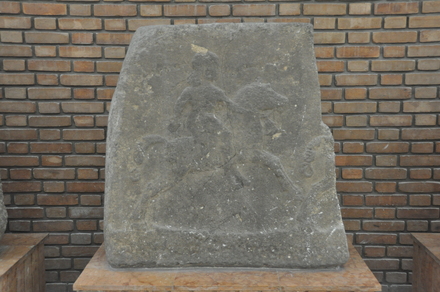 Tell Halaf, Orthostate representing an archer, found in palace IV