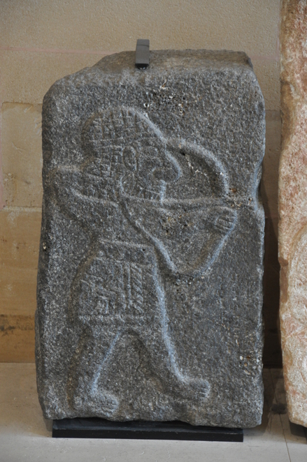 Tell Halaf, Orthostate representing a cherubs, found in palace IV