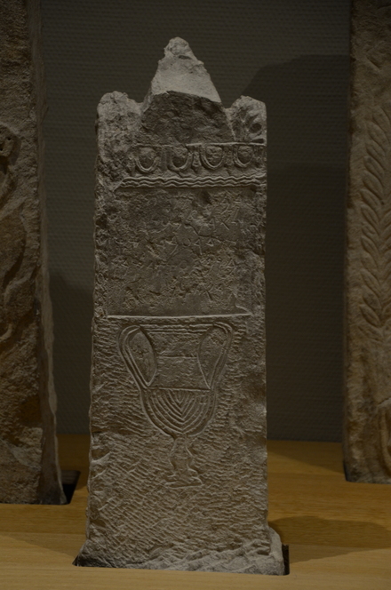 Carthage, Tombstone with Punic inscription
