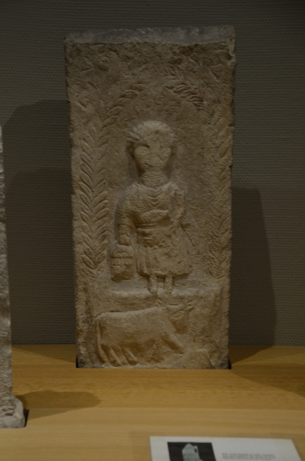Carthage, Tombstone with relief of a male