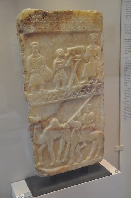Tombstone of a dromedary rider
