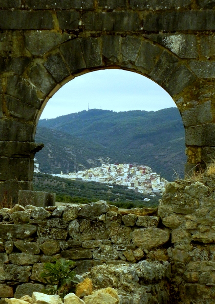 Uitzicht vanuit Volubilis