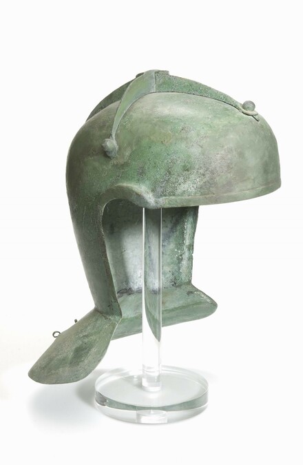 Bronzen Romeinse ruiter?helm.