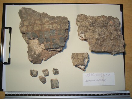 recordes pieces of mosaics