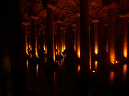 Columns in Cistern Basilica