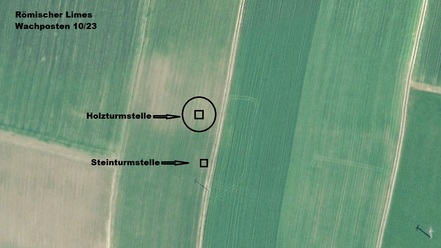 Limeswachposten 10/23 ( with marks )