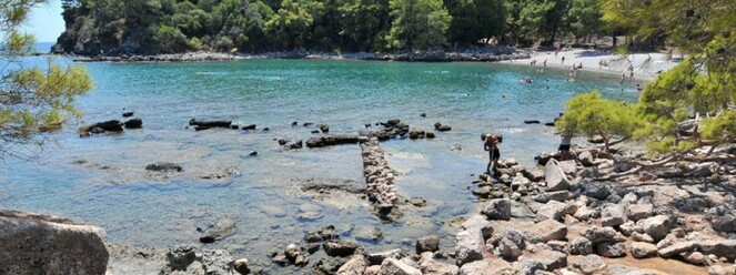 Phaselis, Central Harbour