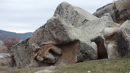 Elements of the Phrygian statues.
