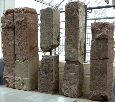 Weihesteine aus dem Benefiziarier-Weihebezirk