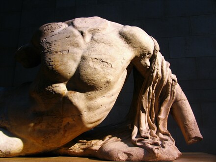 the Parthenon marbles in the British Museum