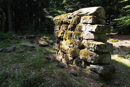 Limesmauer am Odenwaldlimes