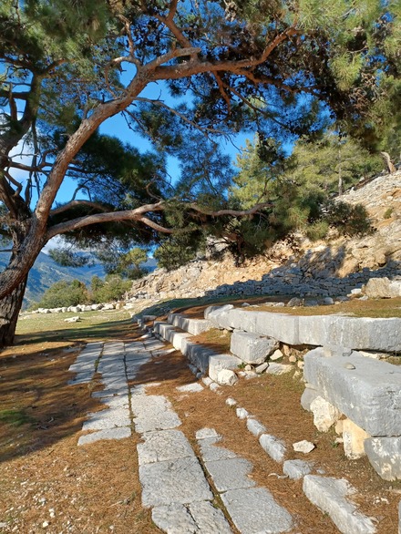 Arykanda commercial agora steps