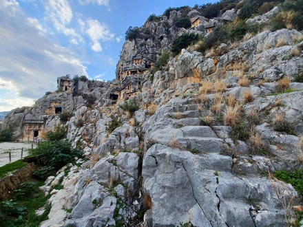Myra tombs & stairs