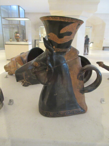 Rhyton en forme de protome de cheval (Athènes, 450 AEC)