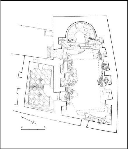 Kastron Mefaa, Cappella dei Pavoni