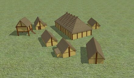 Reconstruction of the Celtic settlement