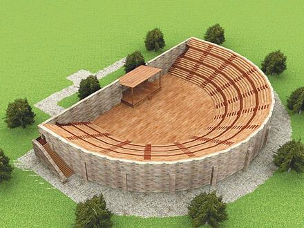 hypothetical reconstruction of the Theilenhofen Theater