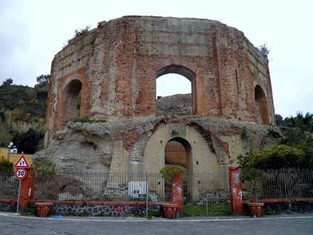 The so-called Temple of Venus, built during the reign of Hadrian