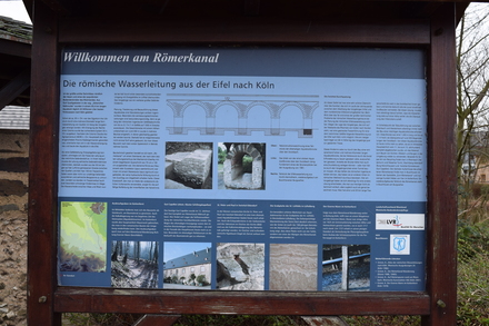 Römische Wasserleitung - Infotafel