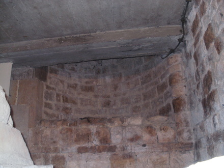 Remains of the first stone church