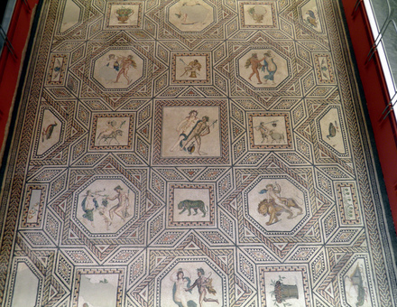 Dionysus mosaic, from around A.D. 220/230