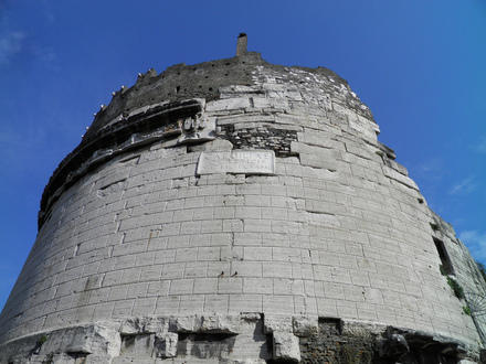 Funerary inscription on the Mausoleum of Caecilia Metella