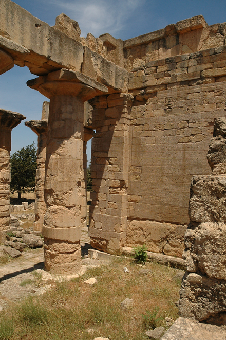 Temple of Zeus, interior