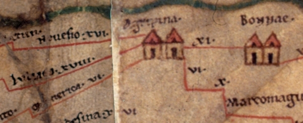 Fragment Tabula Peutingeriana