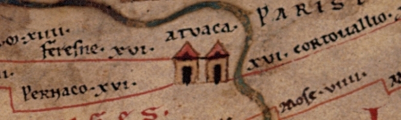 Fragment Tabula Peutingeriana