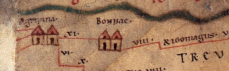Fragment Tabula Peutingeriana