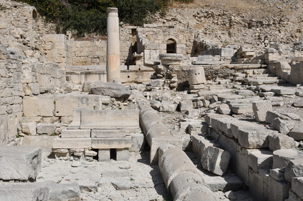 Amathous, Agora, Remains of fountain