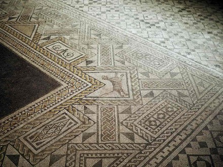 Andesina, so-called Basilica, Mosaic