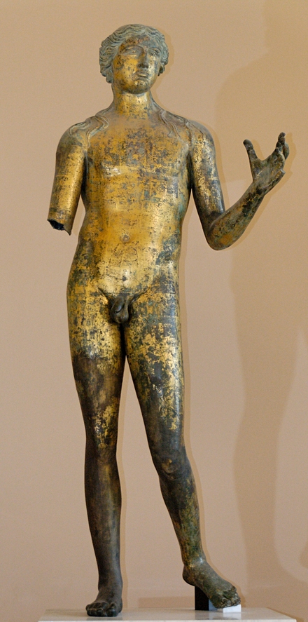 Apollon. Bronze doré